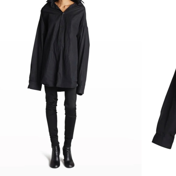 BALENCIAGA Oversized Poplin Shirt - Picture 7 of 12